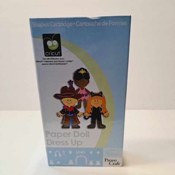 Cricut Paper Doll Dress Up  Cricut Die Cut - Picture 1 of 6
